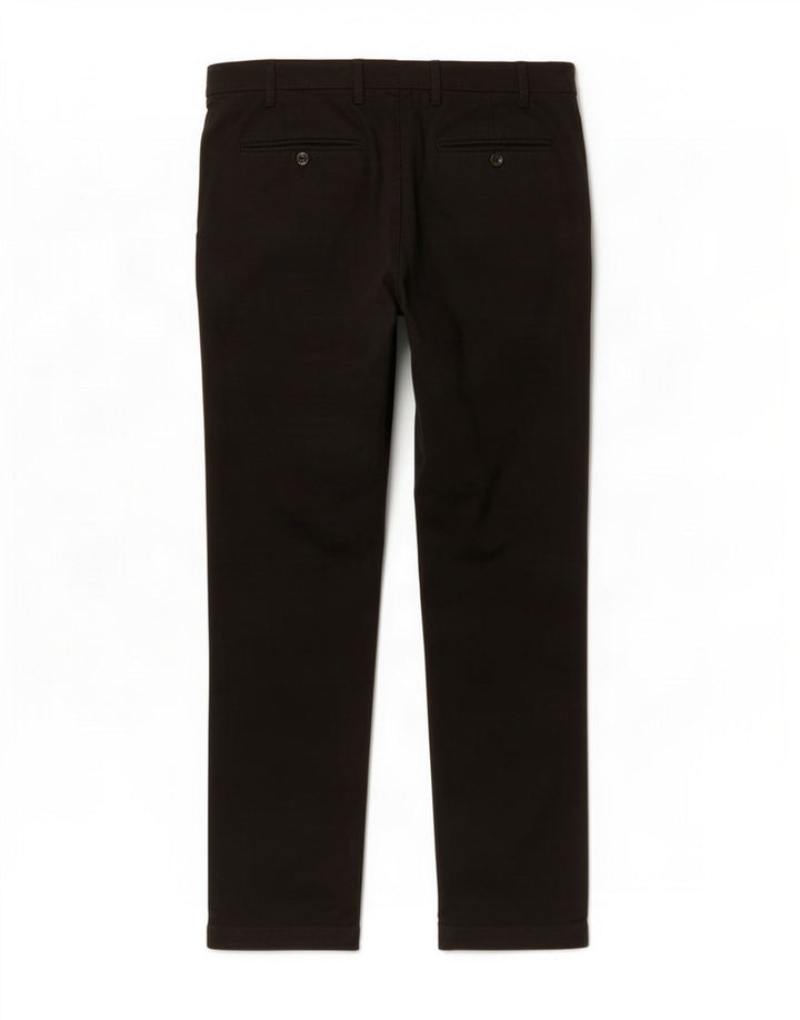 Marks & Spencer Pantaloni de costum slim pentru bărbați L38 L28 Poliester negru
