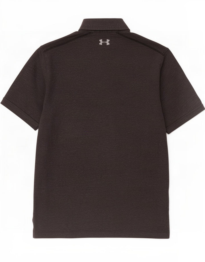Tricou polo Under Armour Heat Gear pentru bărbați, gri mediu
