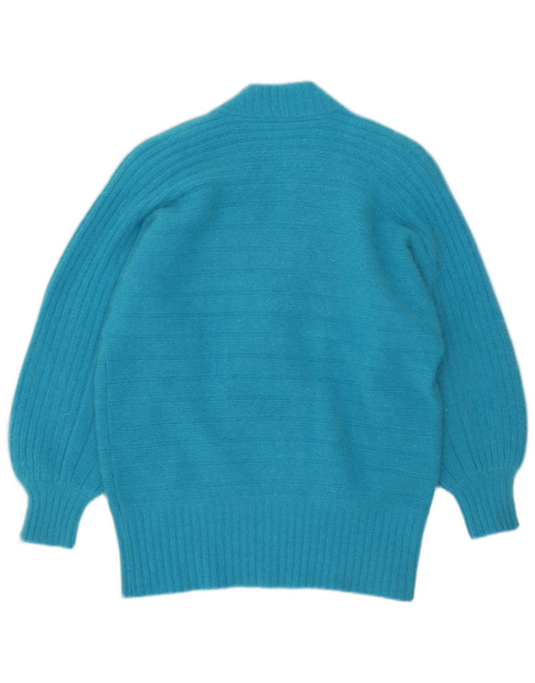 Luisa Spagnoli Pulover cu decolteu în V pentru femei UK 16 Large Blue