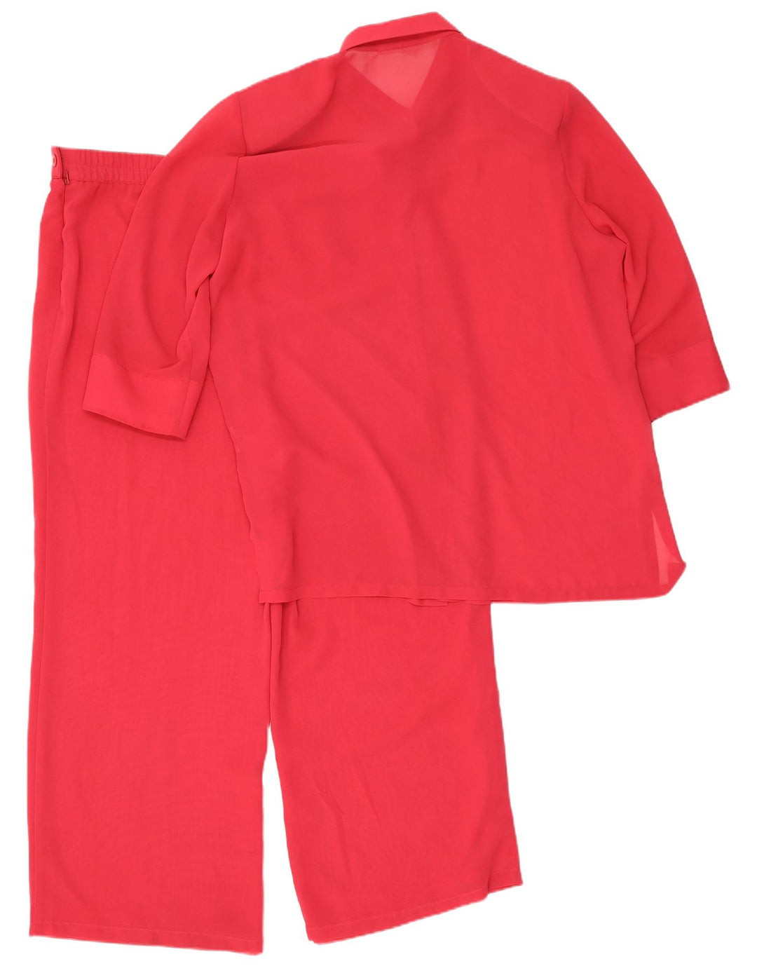 Set 2 piese pentru femei Frankenwalder mâneci 3/4 EU 44 XL W34 L27 poliester roșu