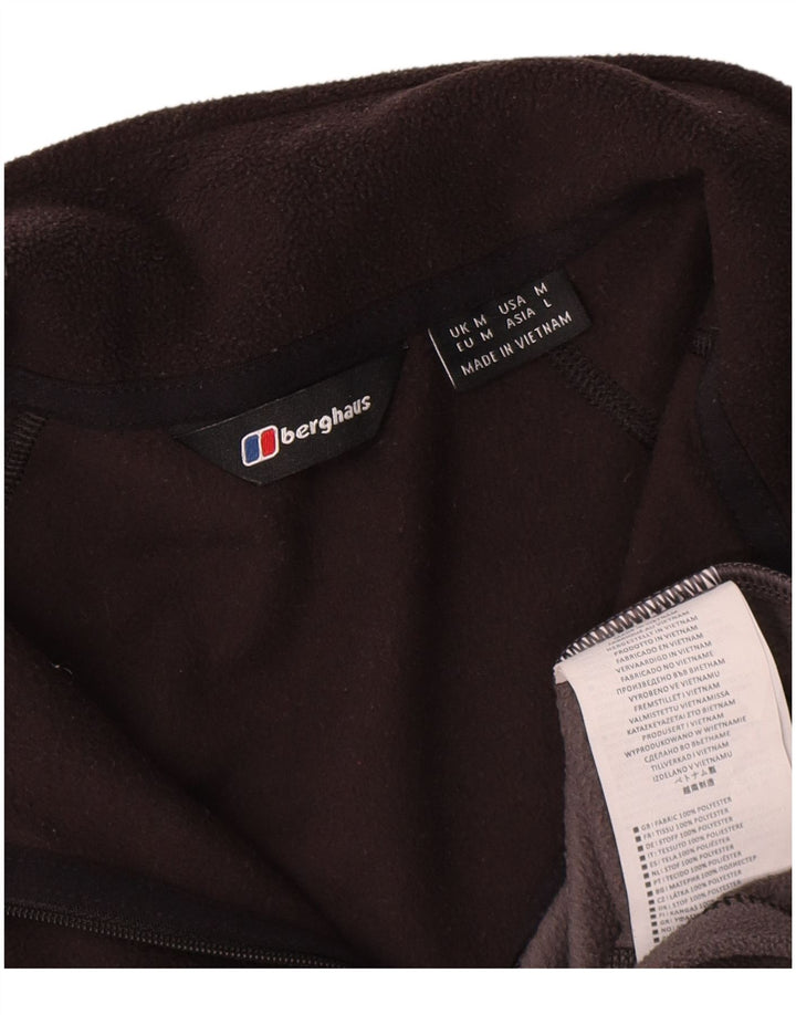 Jumper pentru bărbați Berghaus, din lână, cu fermoar, negru, poliester