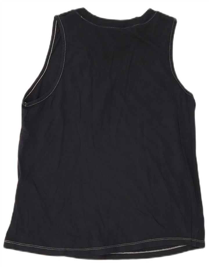 Top cu vestă grafică pentru femei Vans UK 12 Medium Bleumarin