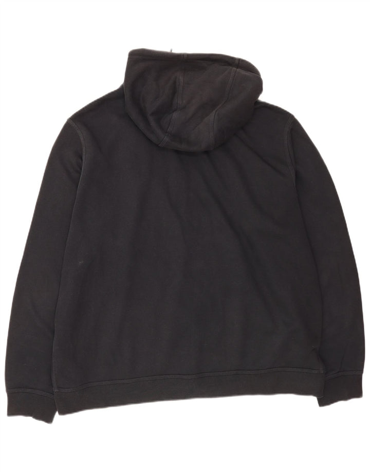 Pulover Nike pentru bărbați, cu fermoar, 2XL, bumbac negru