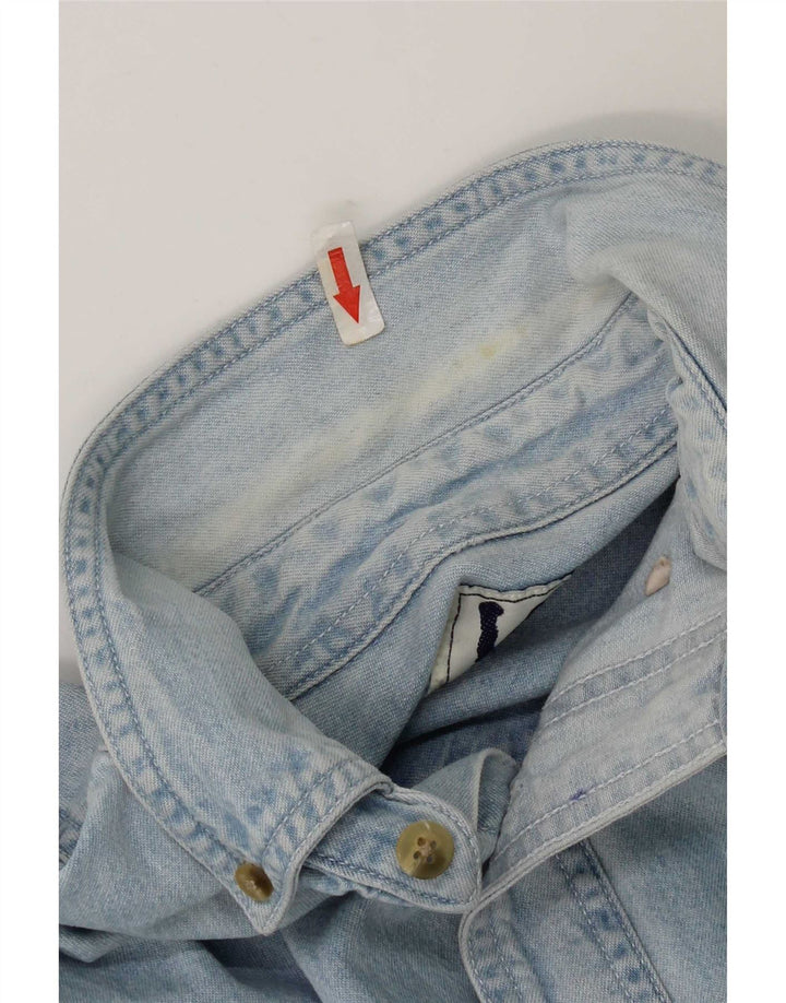 Cămașă Lee Mens Yankees din Denim, Bumbac Albastru Mediu