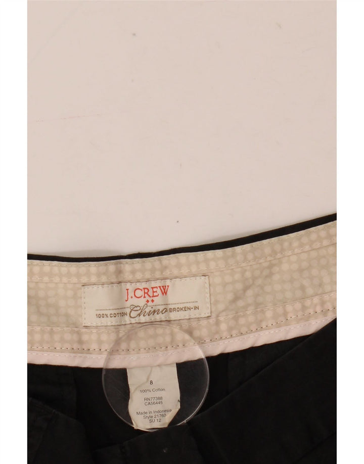 Pantaloni scurti chino pentru femei J. Crew Broken In Chino US 8 Medium W30 Bumbac negru