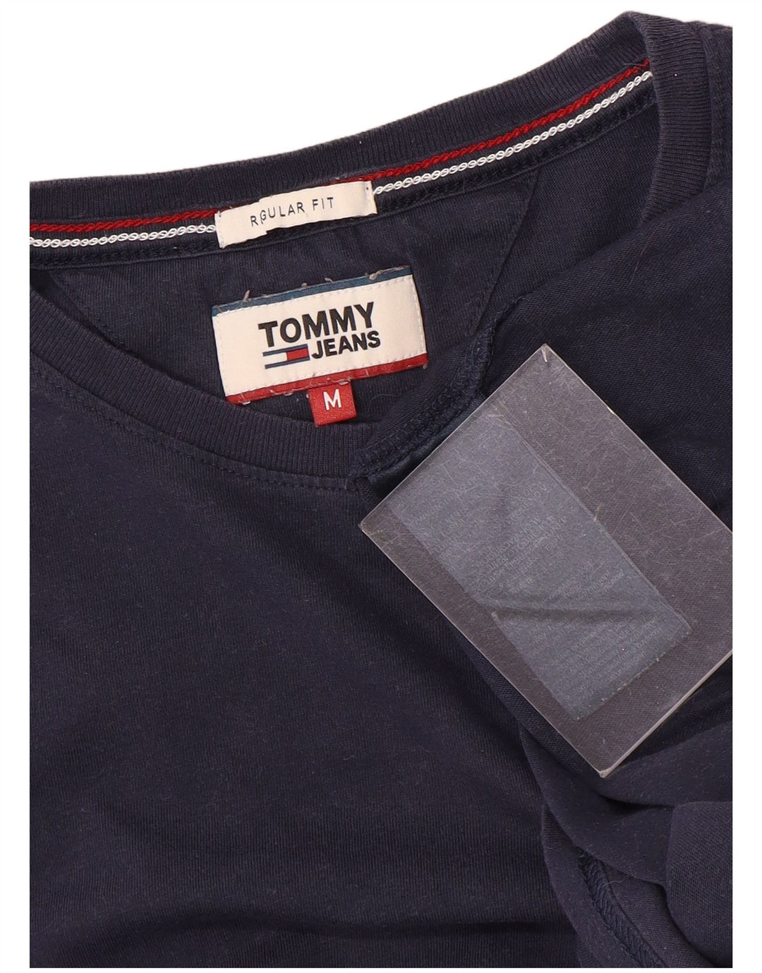 Tricou Tommy Hilfiger pentru bărbați, cu croiala normală, top mediu din bumbac bleumarin