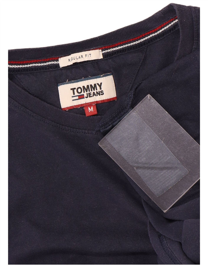 Tricou Tommy Hilfiger pentru bărbați, cu croiala normală, top mediu din bumbac bleumarin