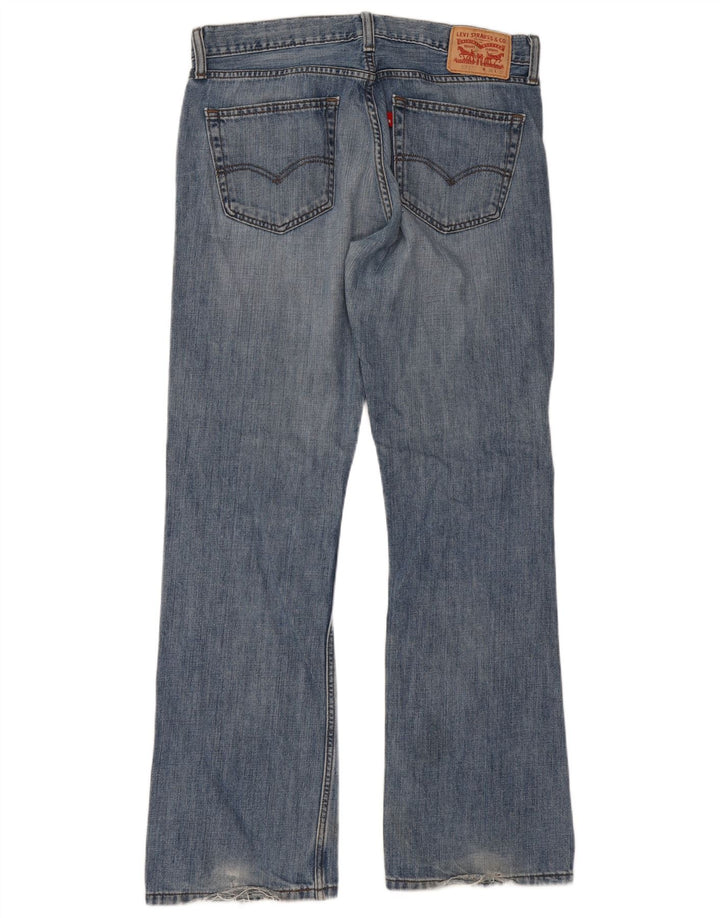 Blugi pentru bărbați Levi's 527 Bootcut W34 L32 Bumbac albastru
