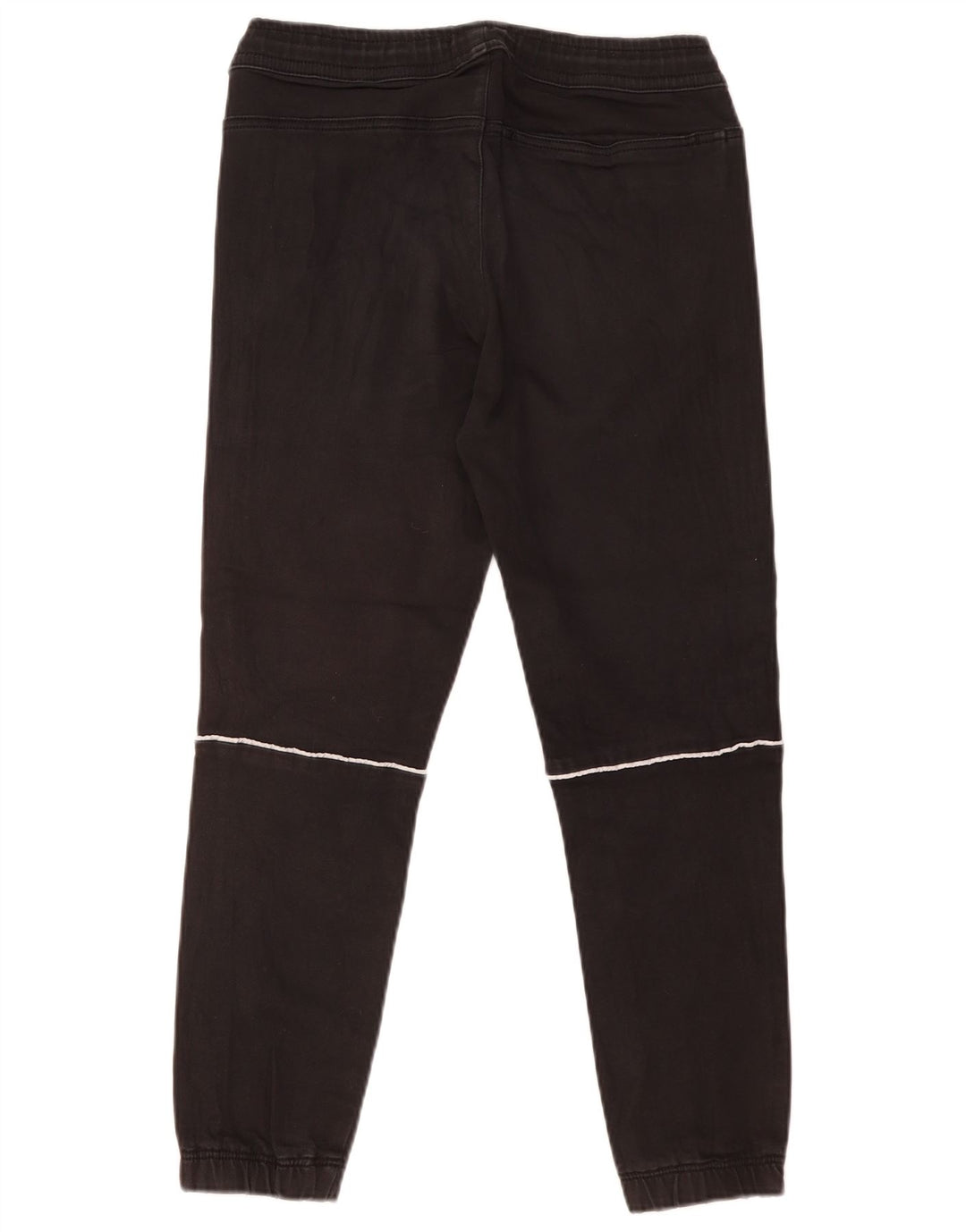 Pantaloni de trening Zara Barbati Joggeri Bumbac Negru Mediu