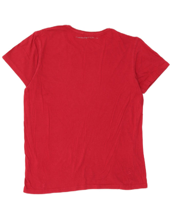 Tricou grafic Gianfranco Ferre pentru femei Top IT 50 XL bumbac roșu