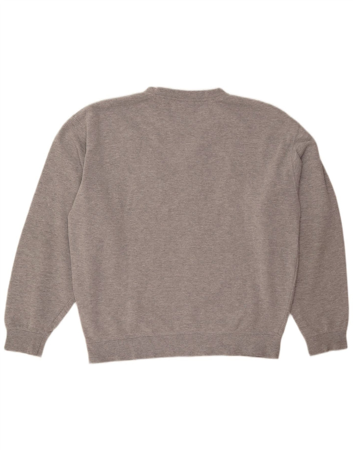 Pulover de hanorac supradimensionat cu grafic pentru femei FILA UK 14 Medium Gri Pete