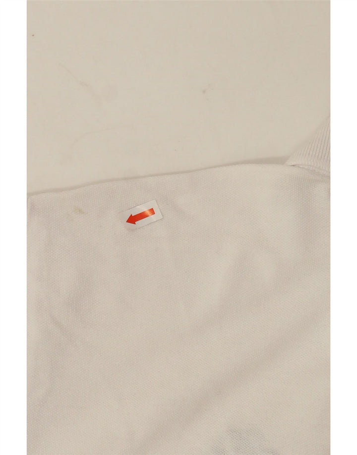 KAPPA Mens Polo Shirt Large White Cotton Vintage Kappa and Second-Hand Kappa from Messina Hembry 