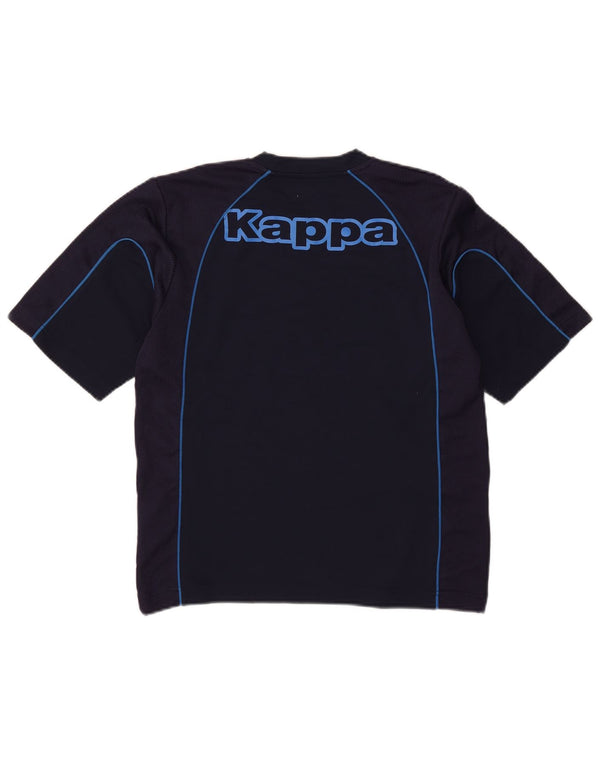 Tricou cu grafică pentru bărbați Kappa Top mic din poliester bleumarin