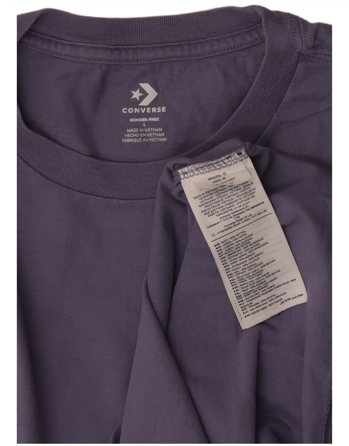 Tricou Converse pentru bărbați Top mare din bumbac bleumarin