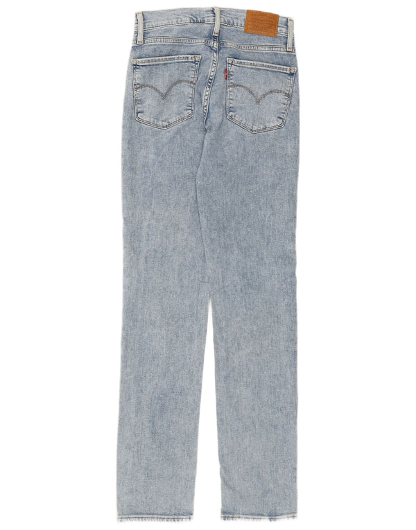 Blugi drepți cu talie înaltă Levi's 724 pentru femei L24 L30 bumbac albastru