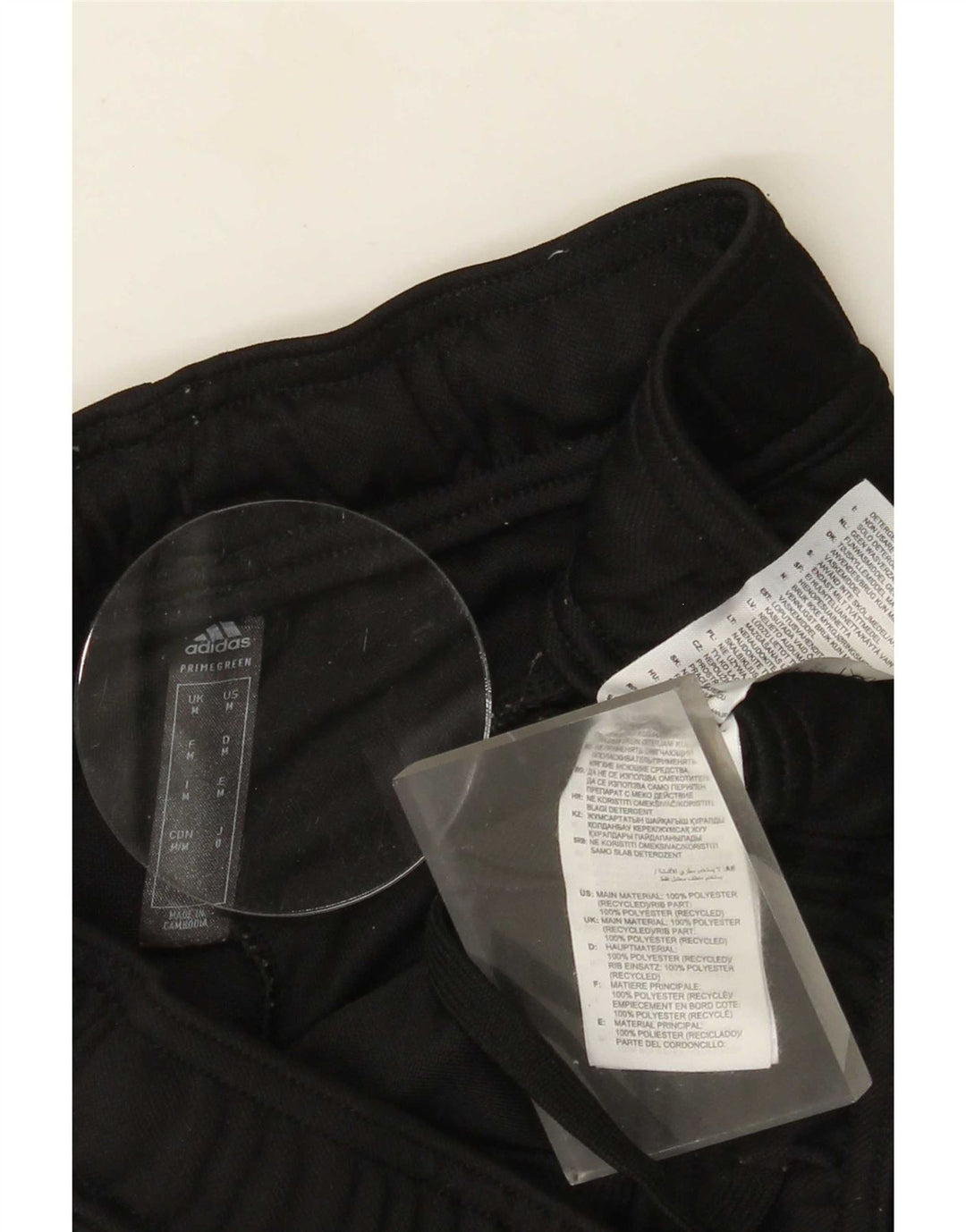 Pantaloni de trening Adidas Aeroready pentru bărbați, poliester mediu negru