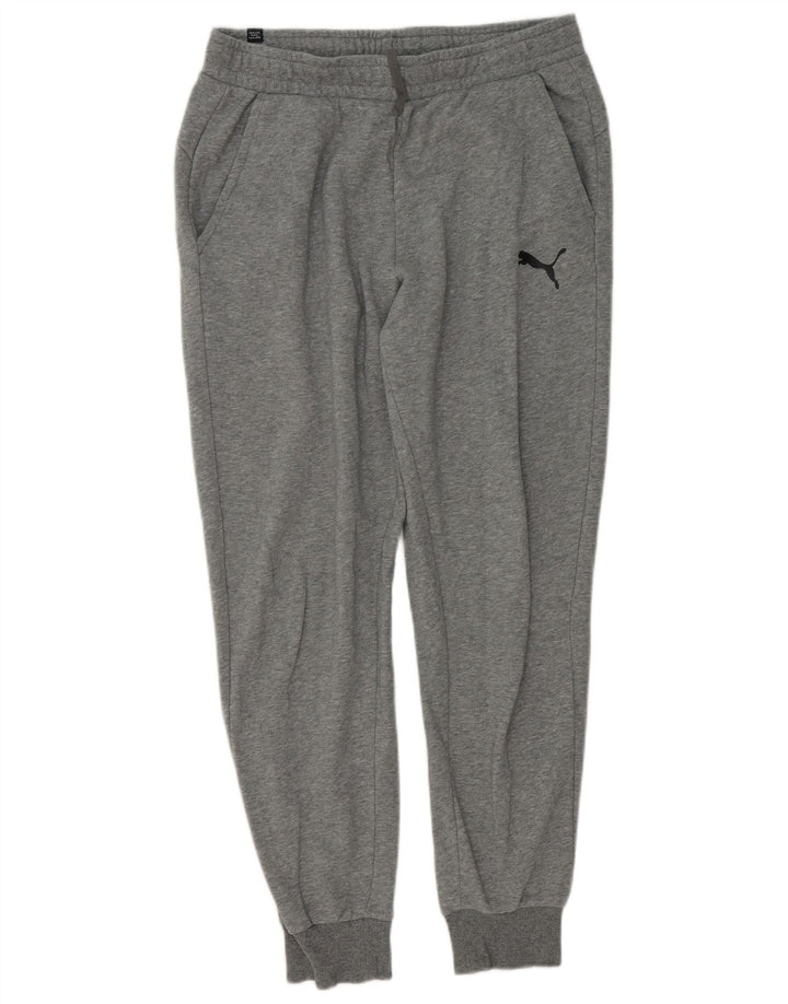 Pantaloni de trening PUMA pentru bărbați Joggeri mari, gri bumbac