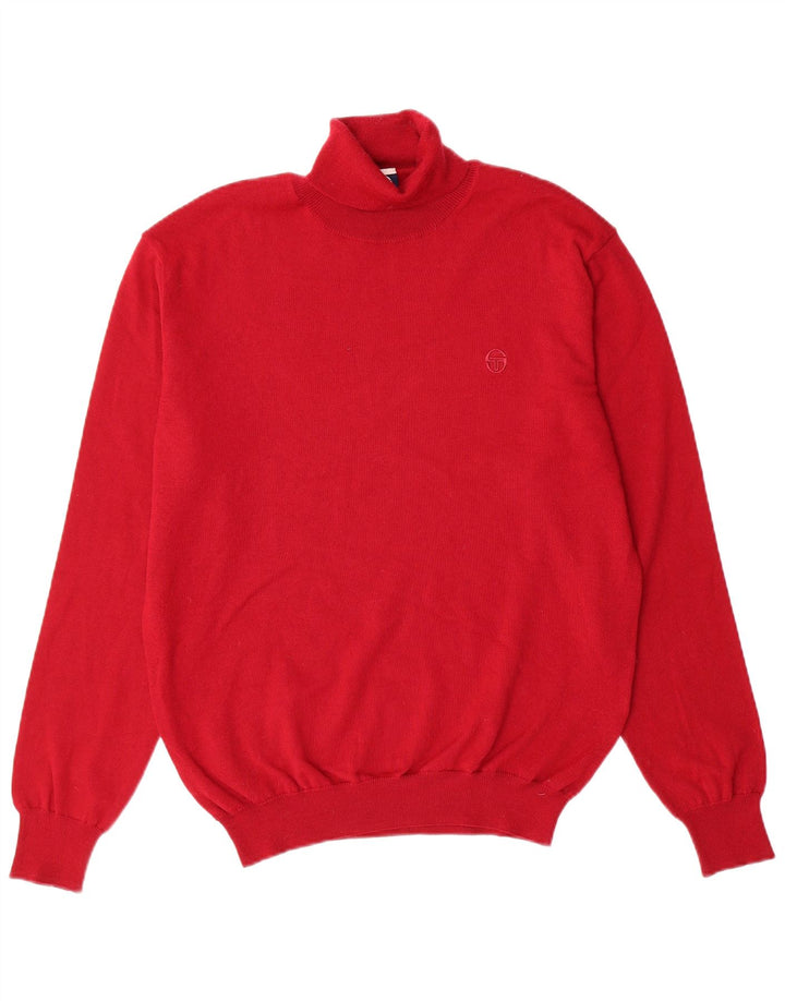 SERGIO TACCHINI Pulover cu gât rulat pentru femei UK 18 XL Red Classic
