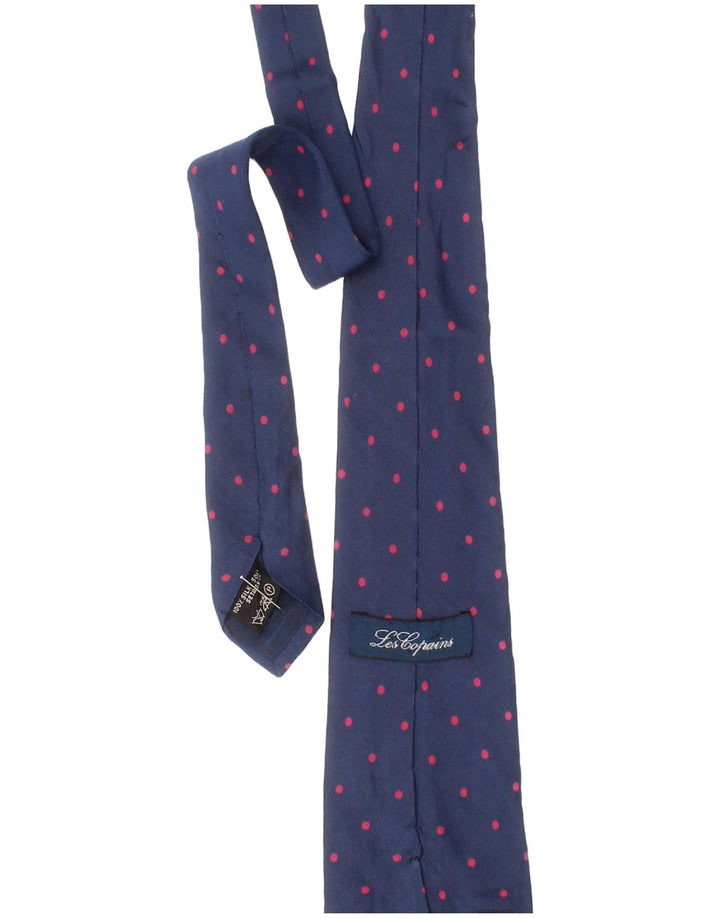Les Copains Mens Cravata Mărime Unică Blue Polka Dot Silk Classic