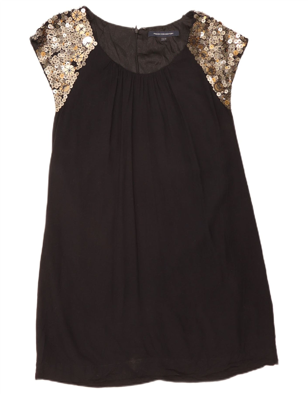 Rochie schimbătoare pentru femei French Connection UK 14, mare, neagră, viscoză
