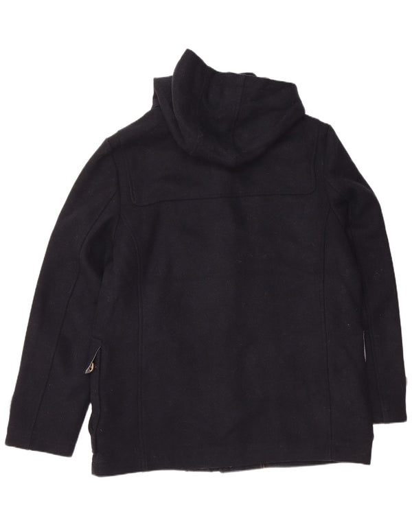 Jachetă duffle cu glugă BURTON pentru bărbați UK 40 mare, lână bleumarin