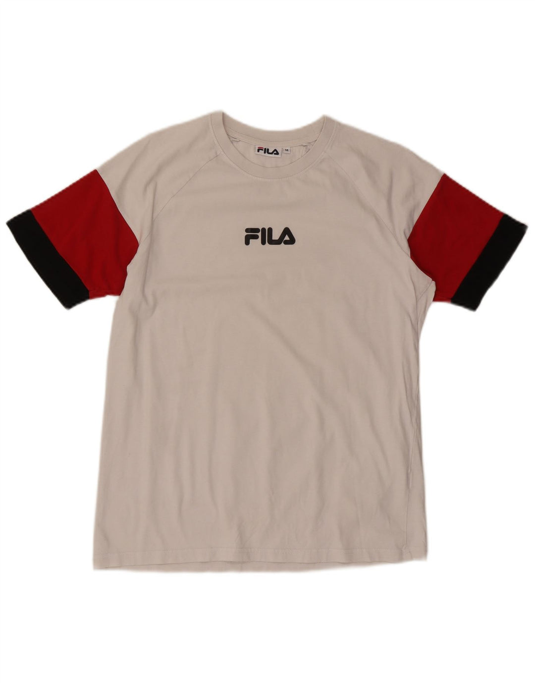 Tricou grafic pentru bărbați Fila Top Mediu Alb Colorblock
