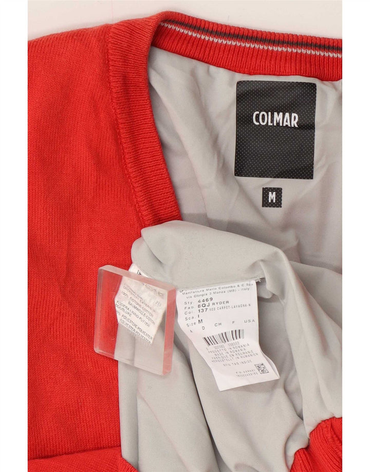 Colmar Mens Vest Tank Top Bumbac Colorblock Roșu Mediu