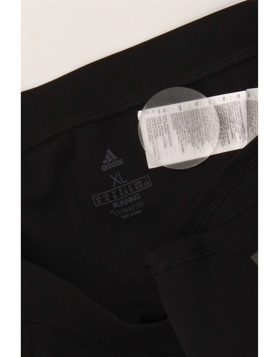 Pantaloni scurți sport Climacool Adidas pentru femei UK 18 XL poliester negru