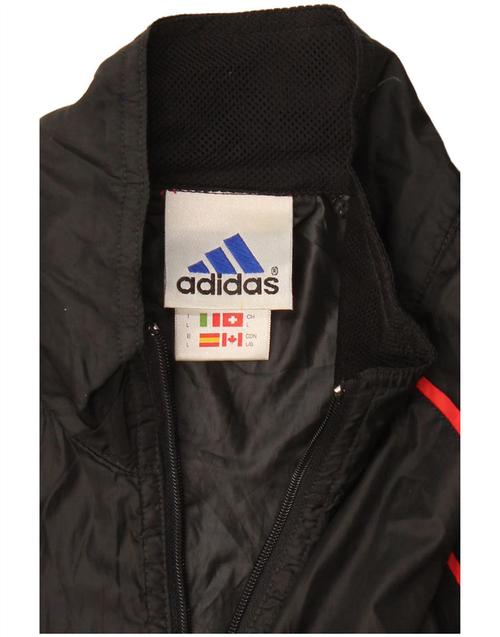 Adidas pentru bărbați Climashell Graphic Trening Top Jachetă mare, negru, poliester