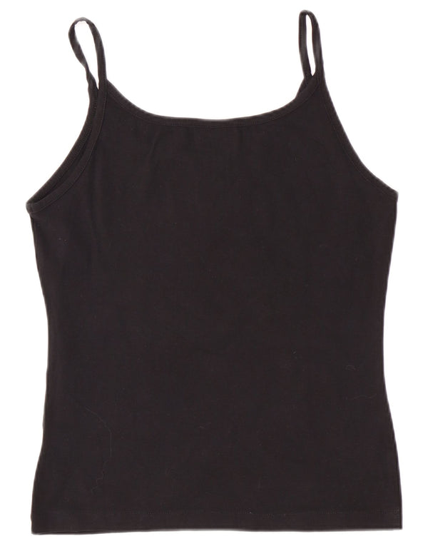 Asics Fete Regular Cami Top 13-14 Ani Mare Bumbac Negru
