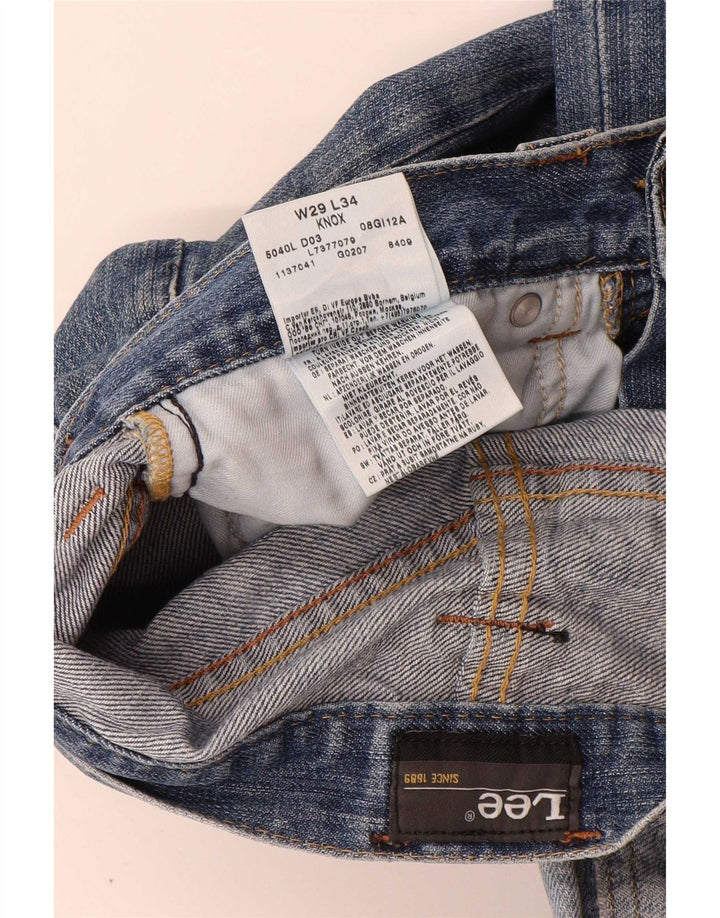 Blugi Lee Knox Straight pentru bărbați W29 L34 Bumbac albastru