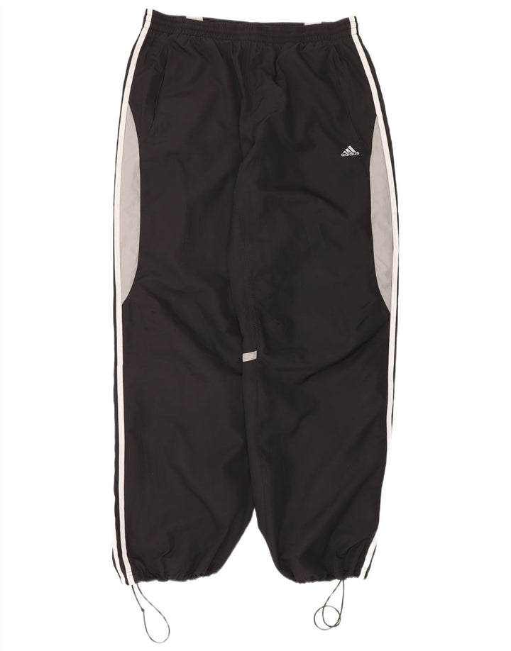 Pantaloni de trening pentru bărbați Adidas Pantaloni de jogging, mari, negru, poliester