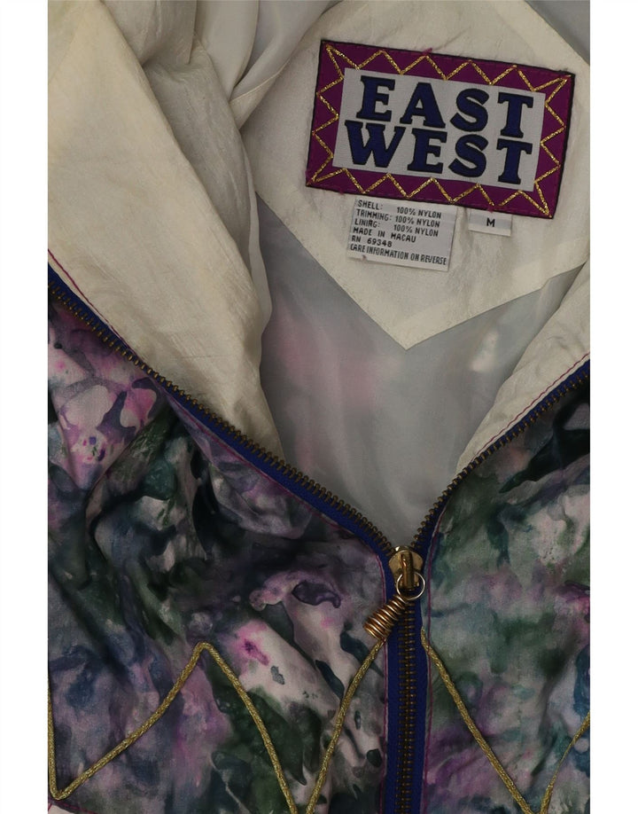 EAST WEST Jachetă de schi cu model abstract pentru femei UK 14 Medium Multicolor