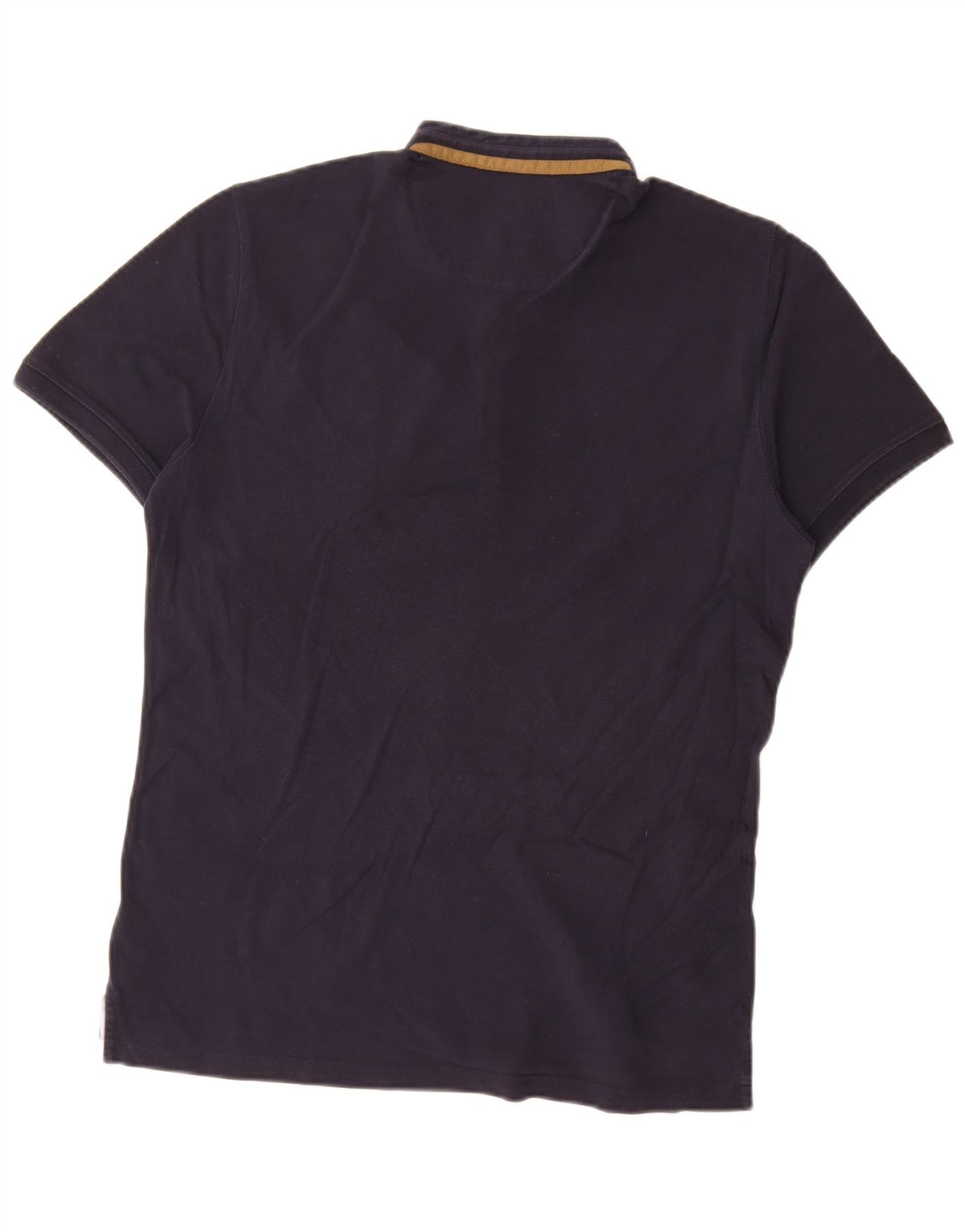 Cămașă polo Massimo Dutti pentru bărbați, mare, albastru bleumarin, bumbac