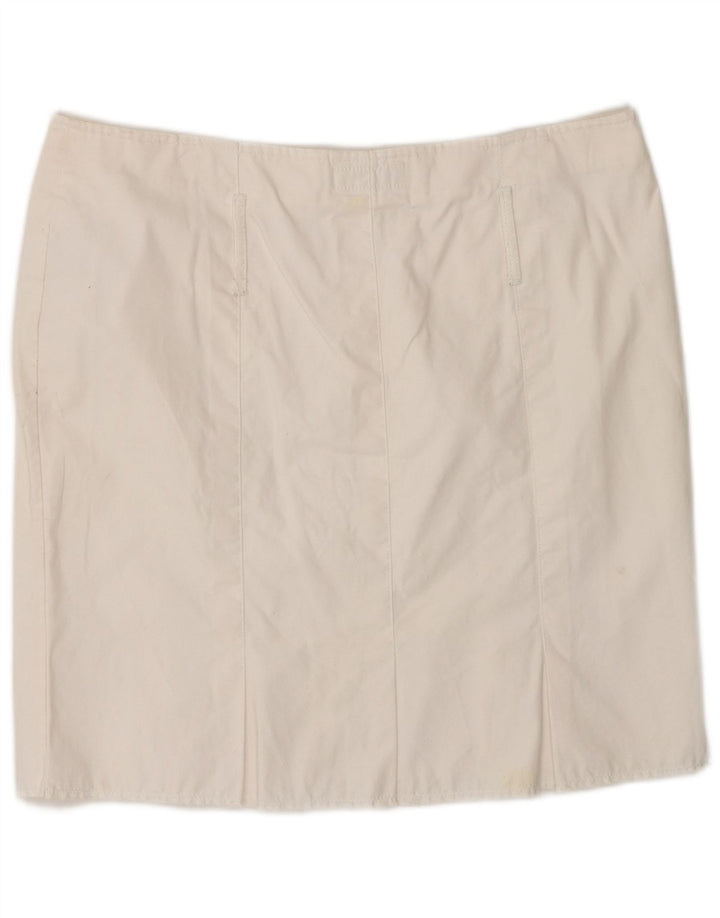 Fusta mini pentru femei Tommy Hilfiger, mare W32, bumbac alb