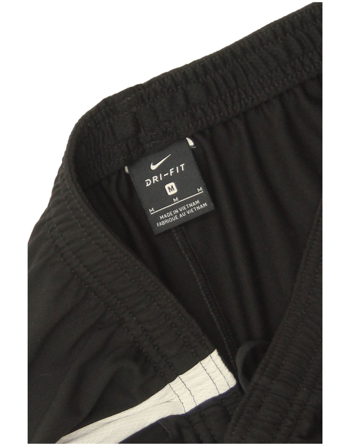 Pantaloni de trening Nike Dri Fit pentru bărbați, negru mediu, color block