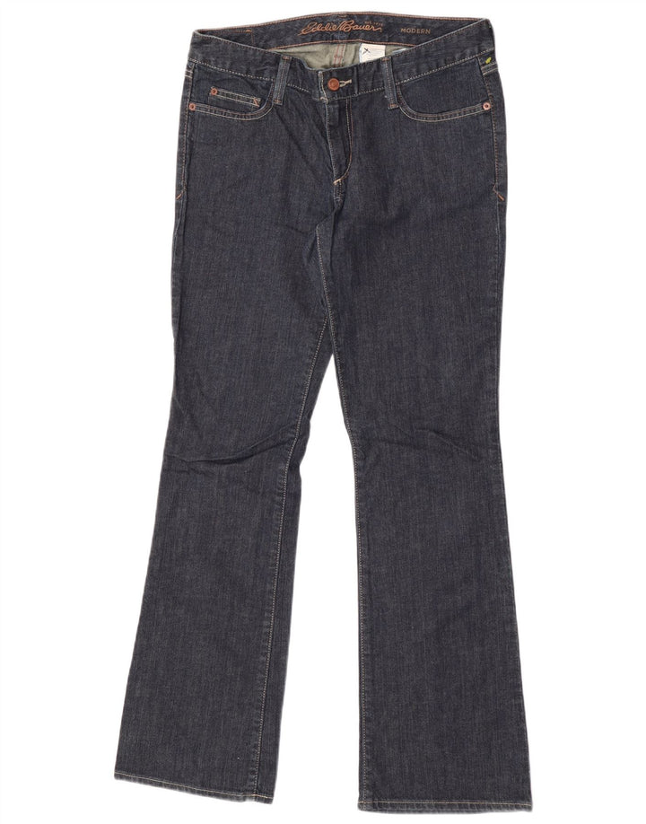Eddie Bauer Blugi cu bootcut modern pentru femei US 6 Medium W32 L31 Bleumarin