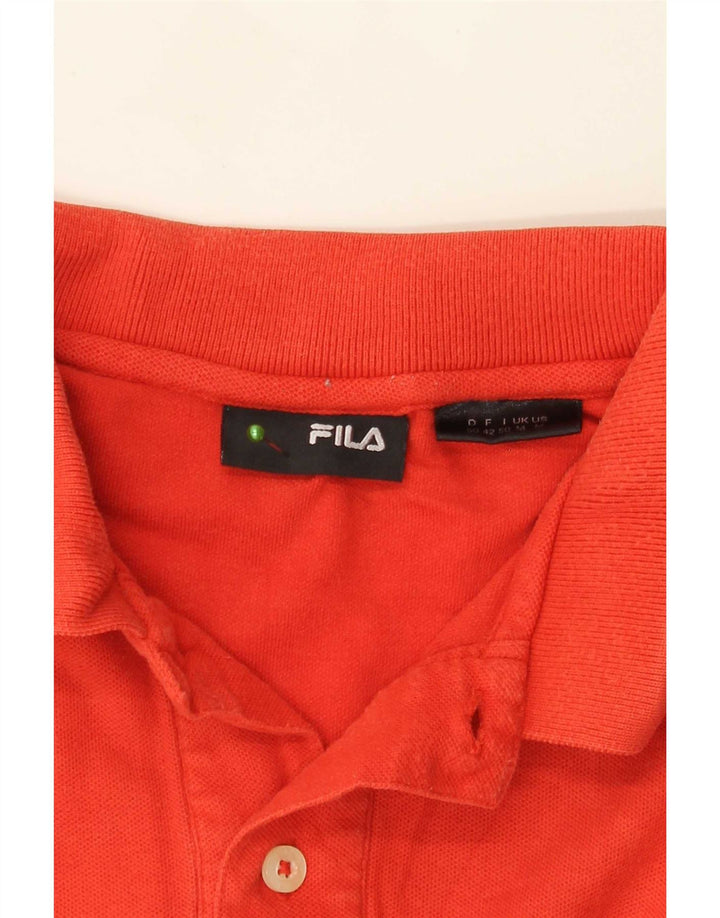 Tricou polo Fila pentru bărbați, roșu mediu