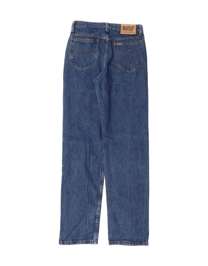 RIFLE Womens 9380 Straight Jeans W30 L34 Blue Cotton Vintage Rifle and Second-Hand Rifle from Messina Hembry 