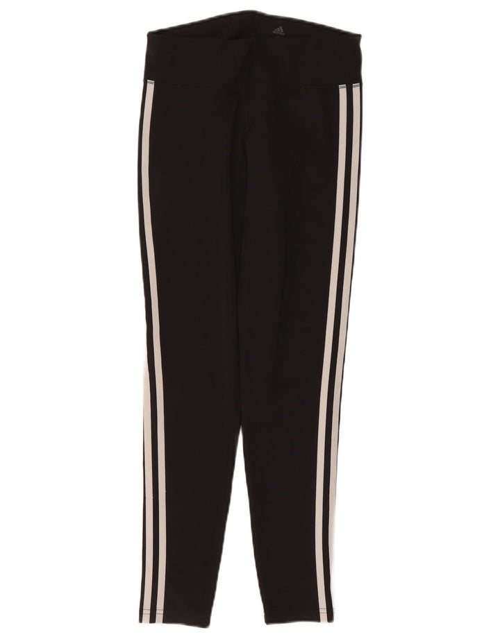 Leggings Climalite pentru femei Adidas UK 8/10 Poliester negru mic