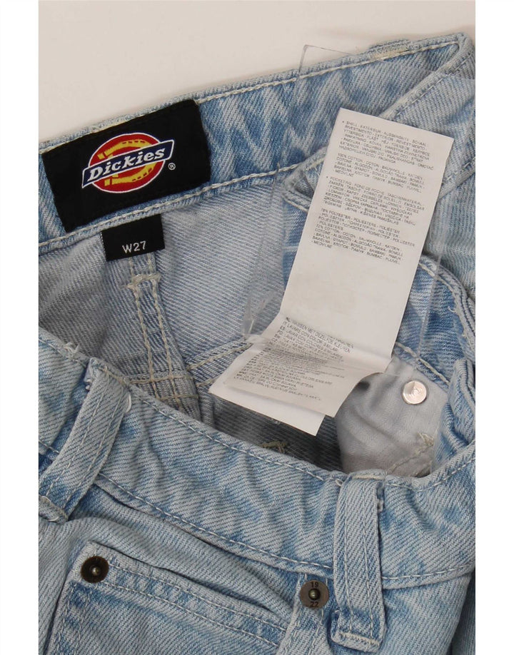 Blugi conici cargo pentru femei Dickies W27 L28 bumbac albastru