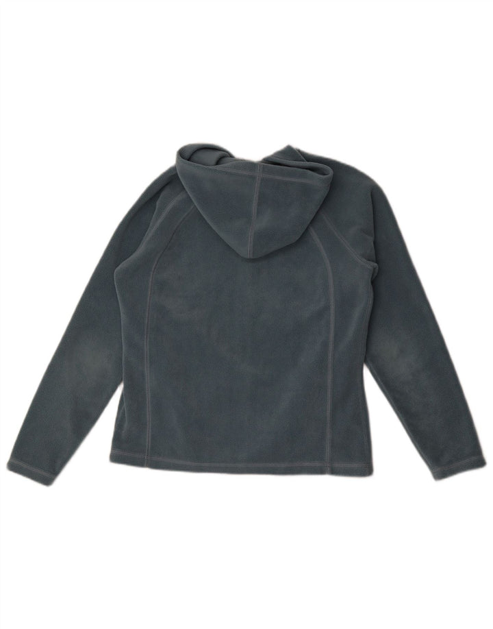 Jachetă fleece cu glugă Asics pentru femei UK 12 Medium Blue
