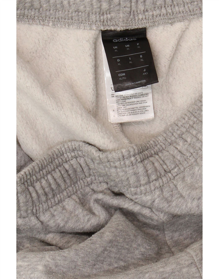 Pantaloni de trening Adidas pentru bărbați, XL, gri bumbac