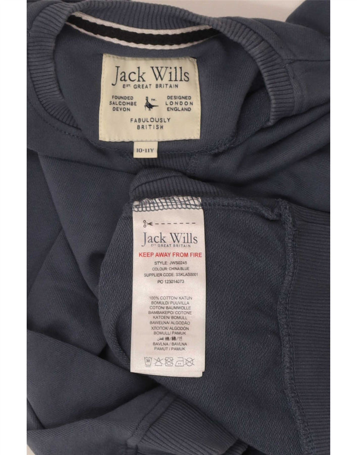 Pulover pentru băieți Jack Wills, cu croiala normală, 10-11 ani, albastru