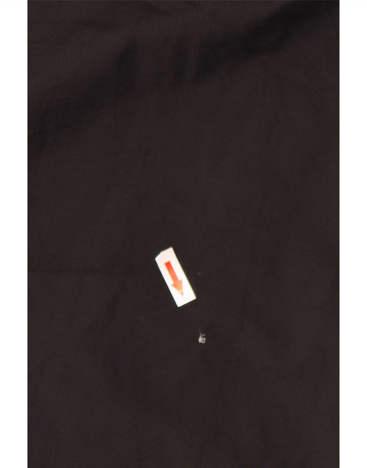 Jachetă de ploaie cu glugă pentru bărbați Adidas UK 36, negru, poliester color block