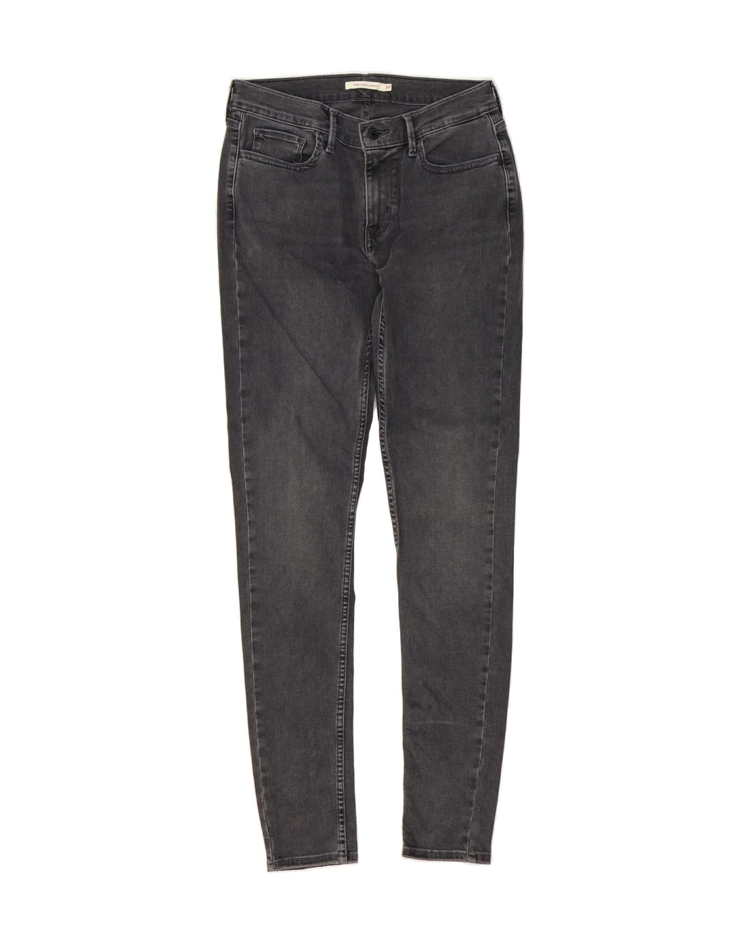 LEVI'S Womens 710 Super Skinny Jeans W30 L33 Grey Cotton Vintage Levi's and Second-Hand Levi's from Messina Hembry 
