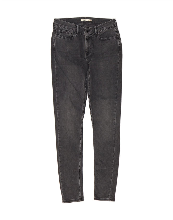 LEVI'S Womens 710 Super Skinny Jeans W30 L33 Grey Cotton Vintage Levi's and Second-Hand Levi's from Messina Hembry 