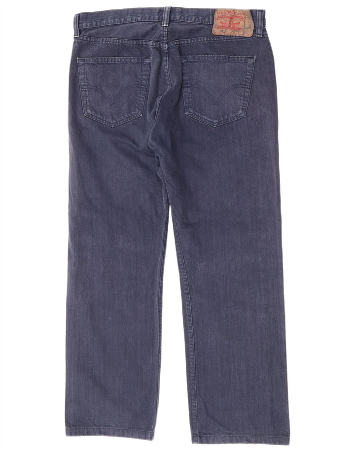 Blugi 501 drepti pentru bărbați Levi's W36 L29 Bumbac bleumarin