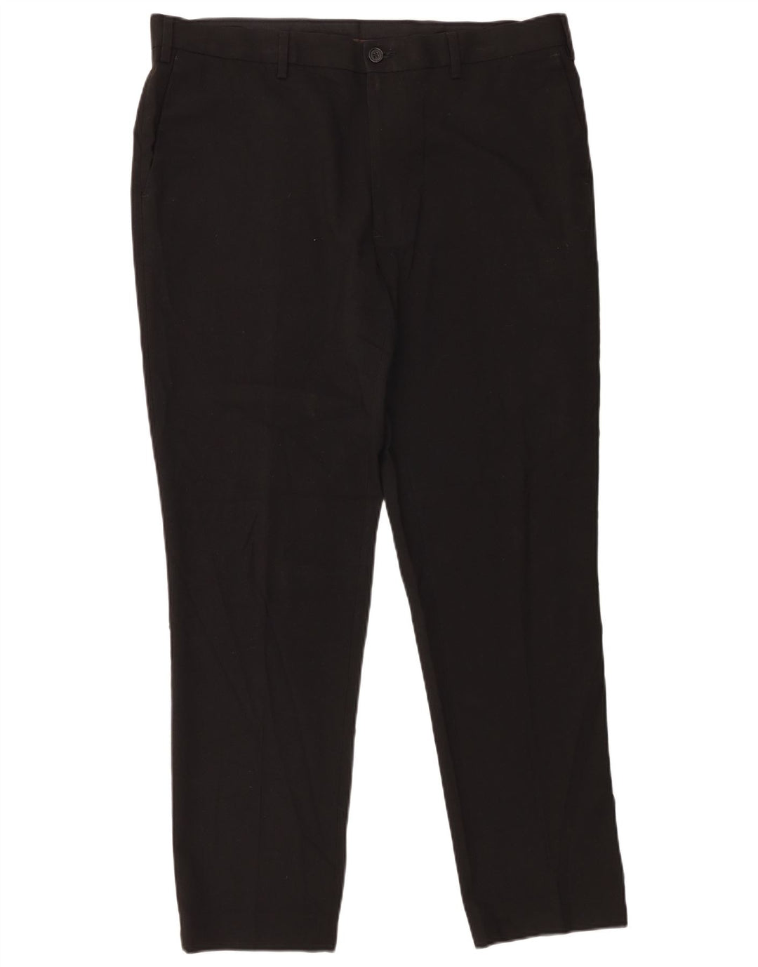 Pantaloni chino subțiri pentru bărbați Marks & Spencer L38 L31 Poliester negru