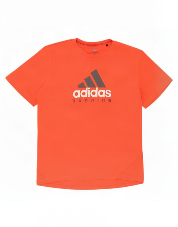 Tricou grafic pentru bărbați Adidas Top XL Portocaliu Poliester
